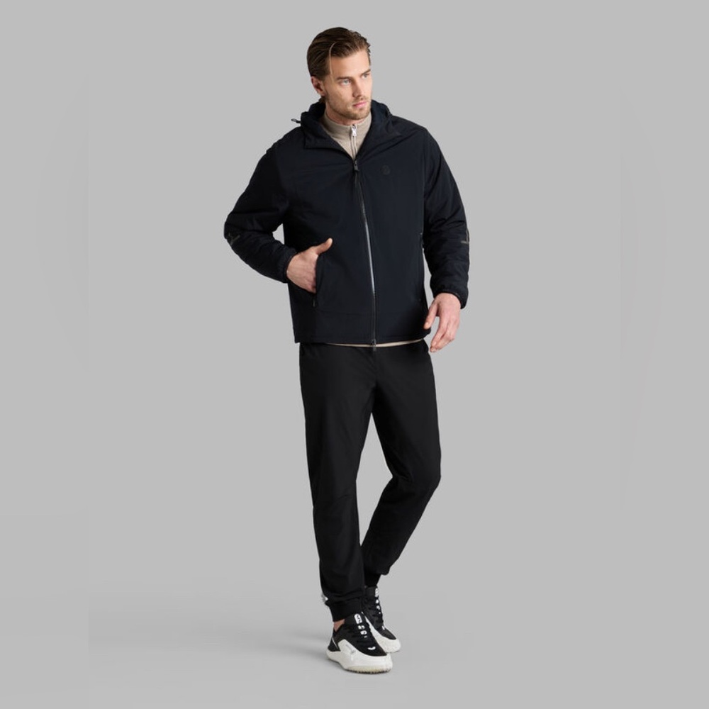 G/FORE Whit Stretch Down Jacket Men’s Size M Onyx Wind & Water Repellent $595